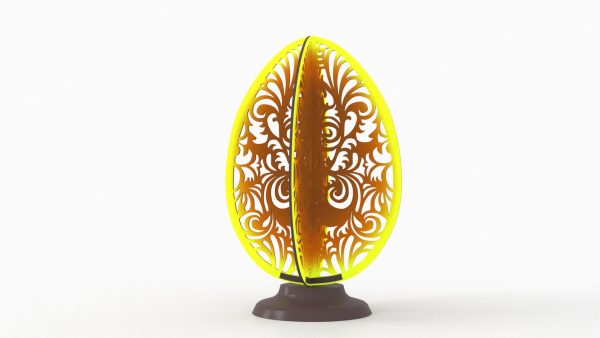 Арт-объект "Пасхальное яйцо с подсветкой"