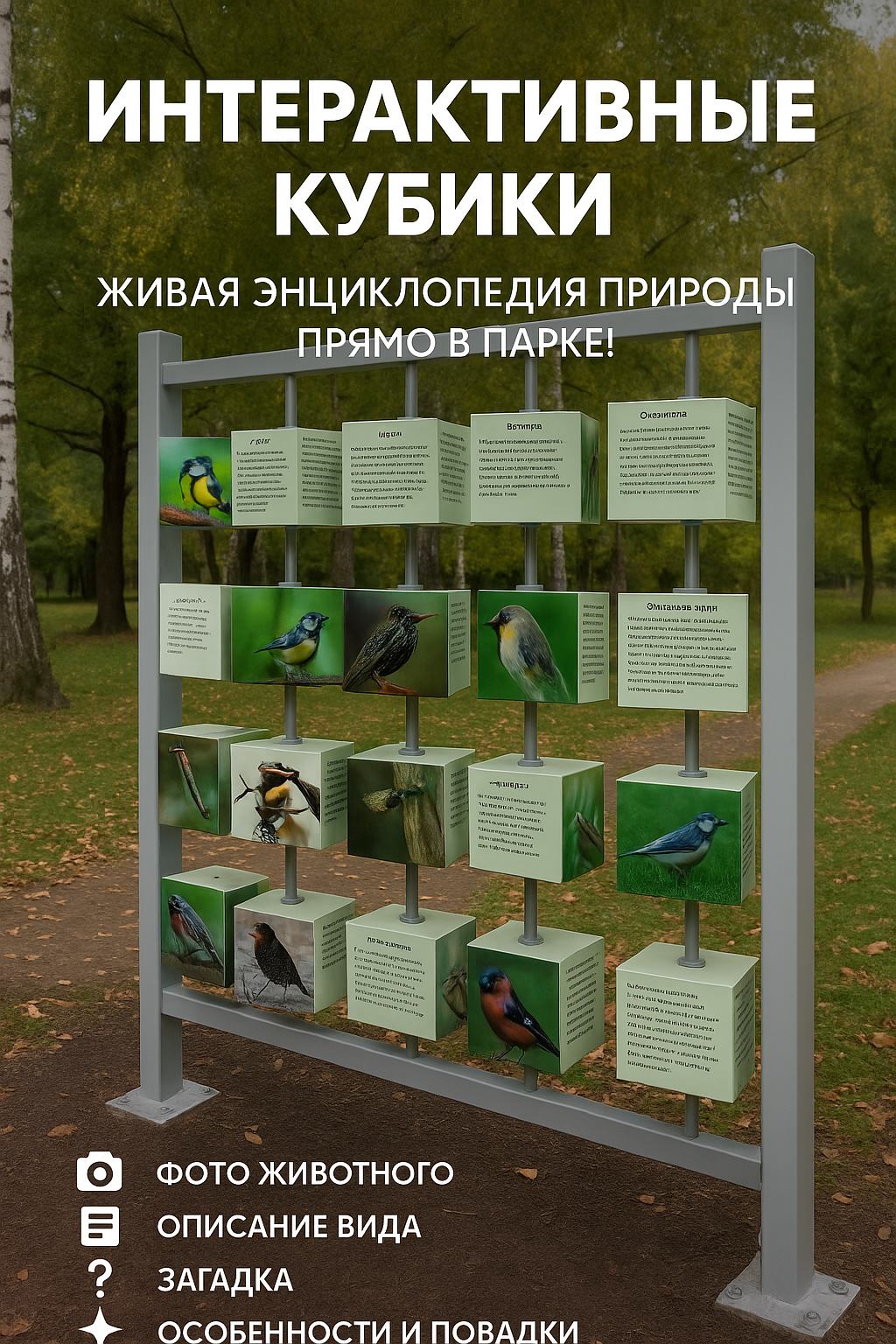 Арт-объект «Интерактивные кубики», Барнаул