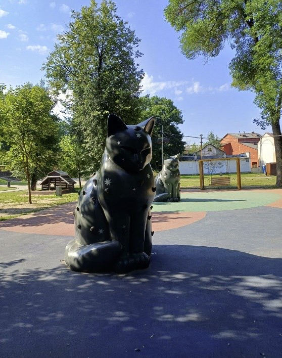 Скалодром кошка Псков арт-объект ОБЛИК